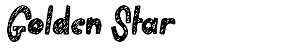 Golden Star font preview